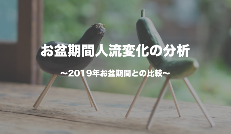 お盆人流変化分析の資料